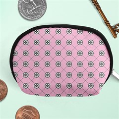 Kekistan Logo Pattern On Pink Background Accessory Pouch (medium) by snek