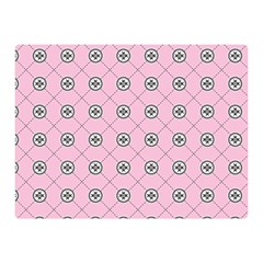 Kekistan Logo Pattern On Pink Background Double Sided Flano Blanket (mini)  by snek