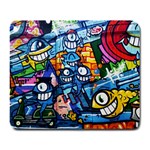 Graffiti Urban colorful graffiti cartoon fish Large Mousepads Front