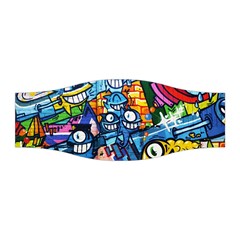 Graffiti Urban Colorful Graffiti Cartoon Fish Stretchable Headband by genx