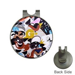 Graffiti Urban Colorful Graffiti City Wall Hip Hop Music Singers Hat Clips With Golf Markers by genx