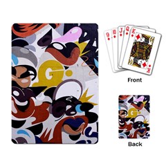 Graffiti Urban Colorful Graffiti City Wall Hip Hop Music Singers Playing Cards Single Design by genx