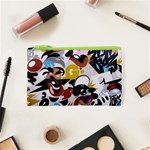 Graffiti Urban colorful graffiti city wall hip hop music singers Cosmetic Bag (XS) Front