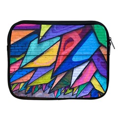 Urban Colorful Graffiti Brick Wall Industrial Scale Abstract Pattern Apple Ipad 2/3/4 Zipper Cases by genx