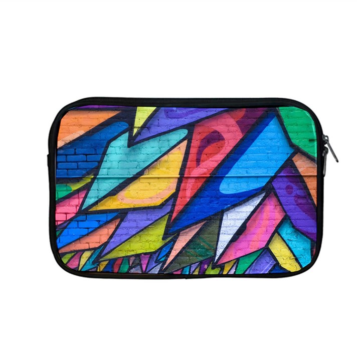 Urban colorful graffiti brick wall industrial scale abstract pattern Apple MacBook Pro 13  Zipper Case