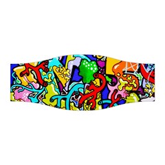 Graffiti Abstract With Colorful Tubes And Biology Artery Theme Stretchable Headband by genx