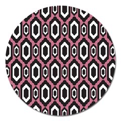 Decorative Pattern Magnet 5  (round) by Valentinaart