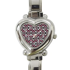 Decorative Pattern Heart Italian Charm Watch