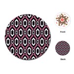 Decorative pattern Playing Cards (Round) Front