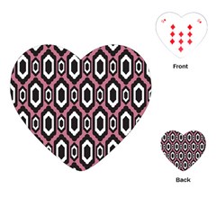 Decorative Pattern Playing Cards (heart) by Valentinaart