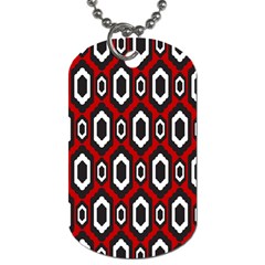 Decorative Pattern Dog Tag (one Side) by Valentinaart