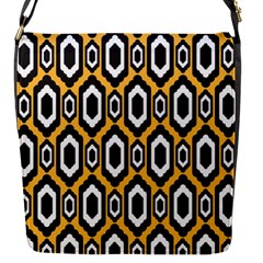 Decorative Pattern Flap Closure Messenger Bag (s) by Valentinaart