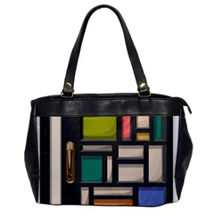 Door Stained Glass Stained Glass Oversize Office Handbag by Pakrebo