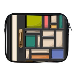 Door Stained Glass Stained Glass Apple Ipad 2/3/4 Zipper Cases by Pakrebo