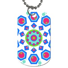 Mandala Geometric Design Pattern Dog Tag (two Sides) by Pakrebo