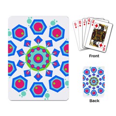 Mandala Geometric Design Pattern Playing Cards Single Design by Pakrebo