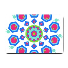 Mandala Geometric Design Pattern Small Doormat  by Pakrebo