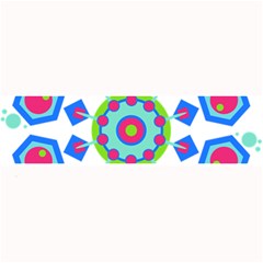 Mandala Geometric Design Pattern Large Bar Mats by Pakrebo