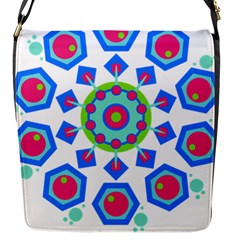 Mandala Geometric Design Pattern Flap Closure Messenger Bag (s) by Pakrebo