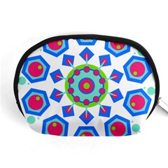 Mandala Geometric Design Pattern Accessory Pouch (medium) by Pakrebo