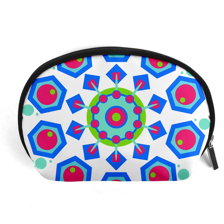 Mandala Geometric Design Pattern Accessory Pouch (Large)