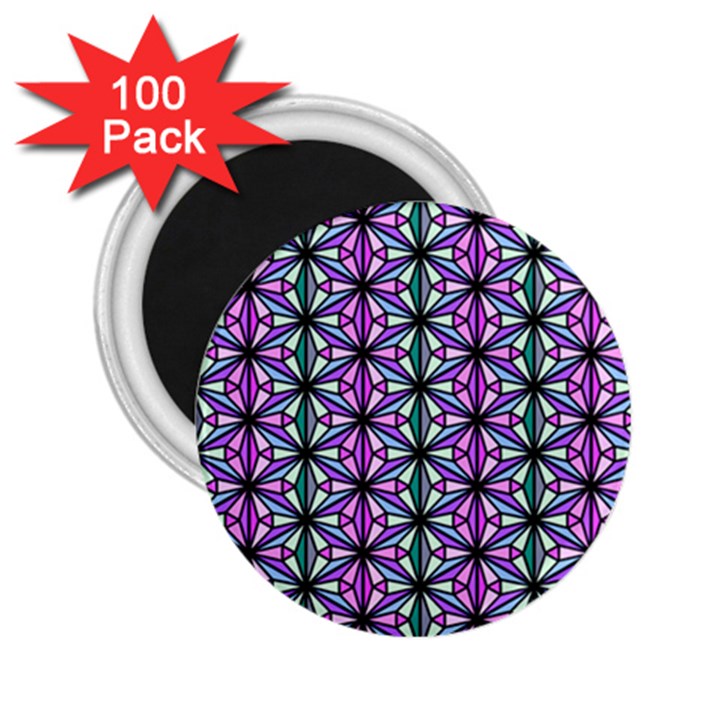 Geometric Patterns Triangle Seamless 2.25  Magnets (100 pack) 