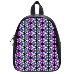 Geometric Patterns Triangle Seamless School Bag (small) by Pakrebo