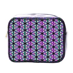 Geometric Patterns Triangle Seamless Mini Toiletries Bag (one Side) by Pakrebo