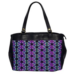 Geometric Patterns Triangle Seamless Oversize Office Handbag by Pakrebo