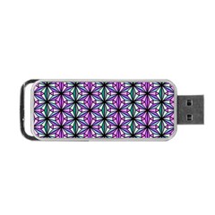 Geometric Patterns Triangle Seamless Portable Usb Flash (one Side) by Pakrebo