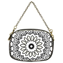 Mandala Kaleidoscope Arts Chain Purse (one Side)