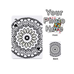 Mandala Kaleidoscope Arts Playing Cards 54 (mini) by Pakrebo