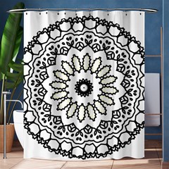 Mandala Kaleidoscope Arts Shower Curtain 60  X 72  (medium)  by Pakrebo