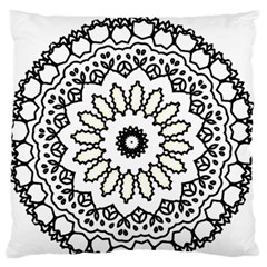 Mandala Kaleidoscope Arts Standard Flano Cushion Case (one Side) by Pakrebo