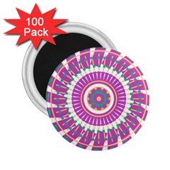 Mandala Geometric Pattern Shapes 2 25  Magnets (100 Pack)  by Pakrebo