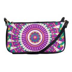 Mandala Geometric Pattern Shapes Shoulder Clutch Bag by Pakrebo