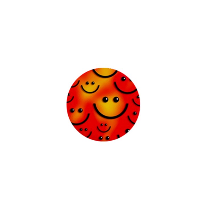 Smile Smiling Face Happy Cute 1  Mini Buttons