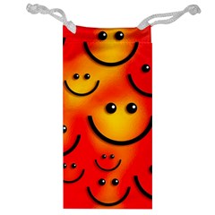 Smile Smiling Face Happy Cute Jewelry Bag by Pakrebo