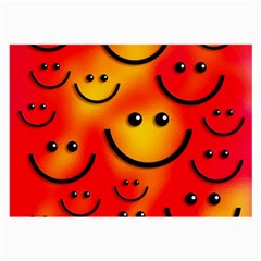 Smile Smiling Face Happy Cute Large Glasses Cloth by Pakrebo