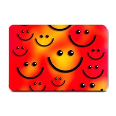 Smile Smiling Face Happy Cute Small Doormat  by Pakrebo