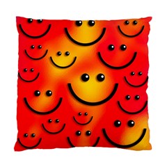 Smile Smiling Face Happy Cute Standard Cushion Case (one Side) by Pakrebo