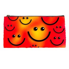 Smile Smiling Face Happy Cute Pencil Cases by Pakrebo