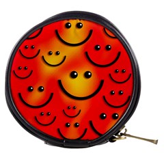 Smile Smiling Face Happy Cute Mini Makeup Bag by Pakrebo