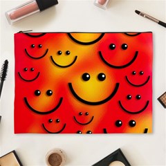 Smile Smiling Face Happy Cute Cosmetic Bag (xl) by Pakrebo