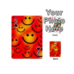 Smile Smiling Face Happy Cute Playing Cards 54 (mini) by Pakrebo