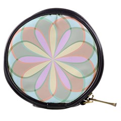 Flower Stained Glass Window Symmetry Mini Makeup Bag by Pakrebo