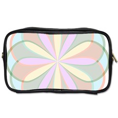 Flower Stained Glass Window Symmetry Toiletries Bag (one Side) by Pakrebo