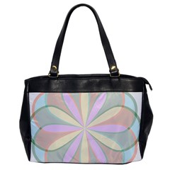 Flower Stained Glass Window Symmetry Oversize Office Handbag by Pakrebo