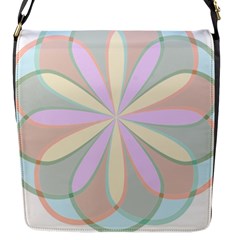 Flower Stained Glass Window Symmetry Flap Closure Messenger Bag (s) by Pakrebo