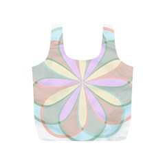 Flower Stained Glass Window Symmetry Full Print Recycle Bag (s) by Pakrebo